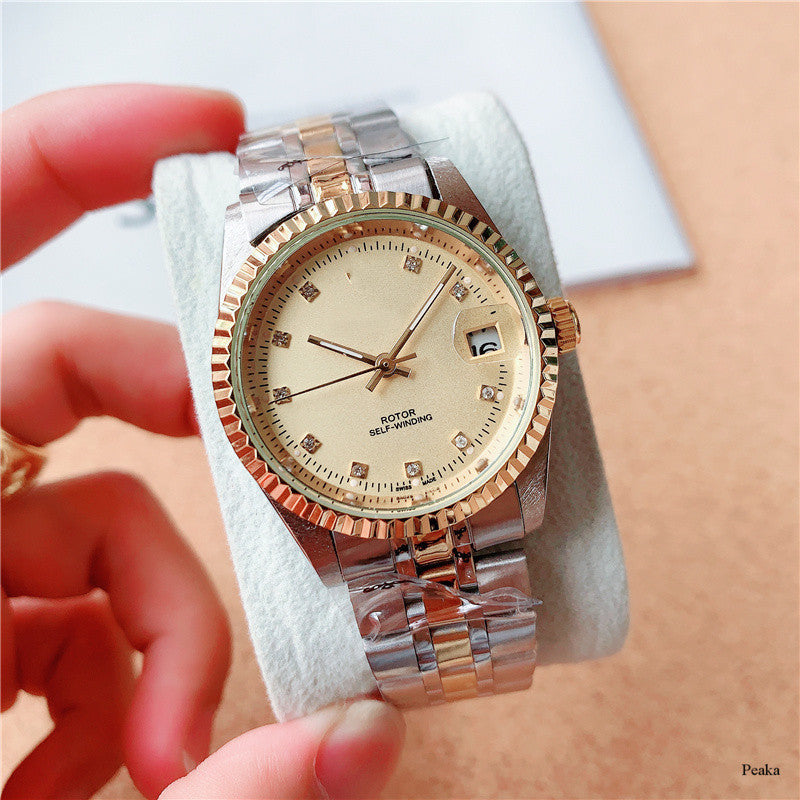 Classic Stainless Steel Mechanical Watch