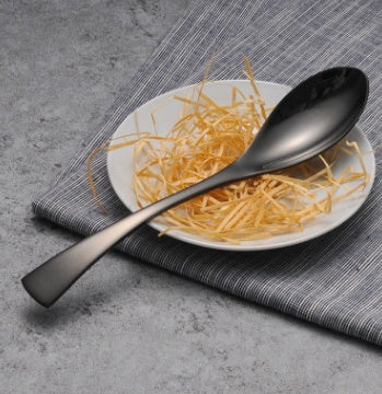 Black Stainless Cutlery Set