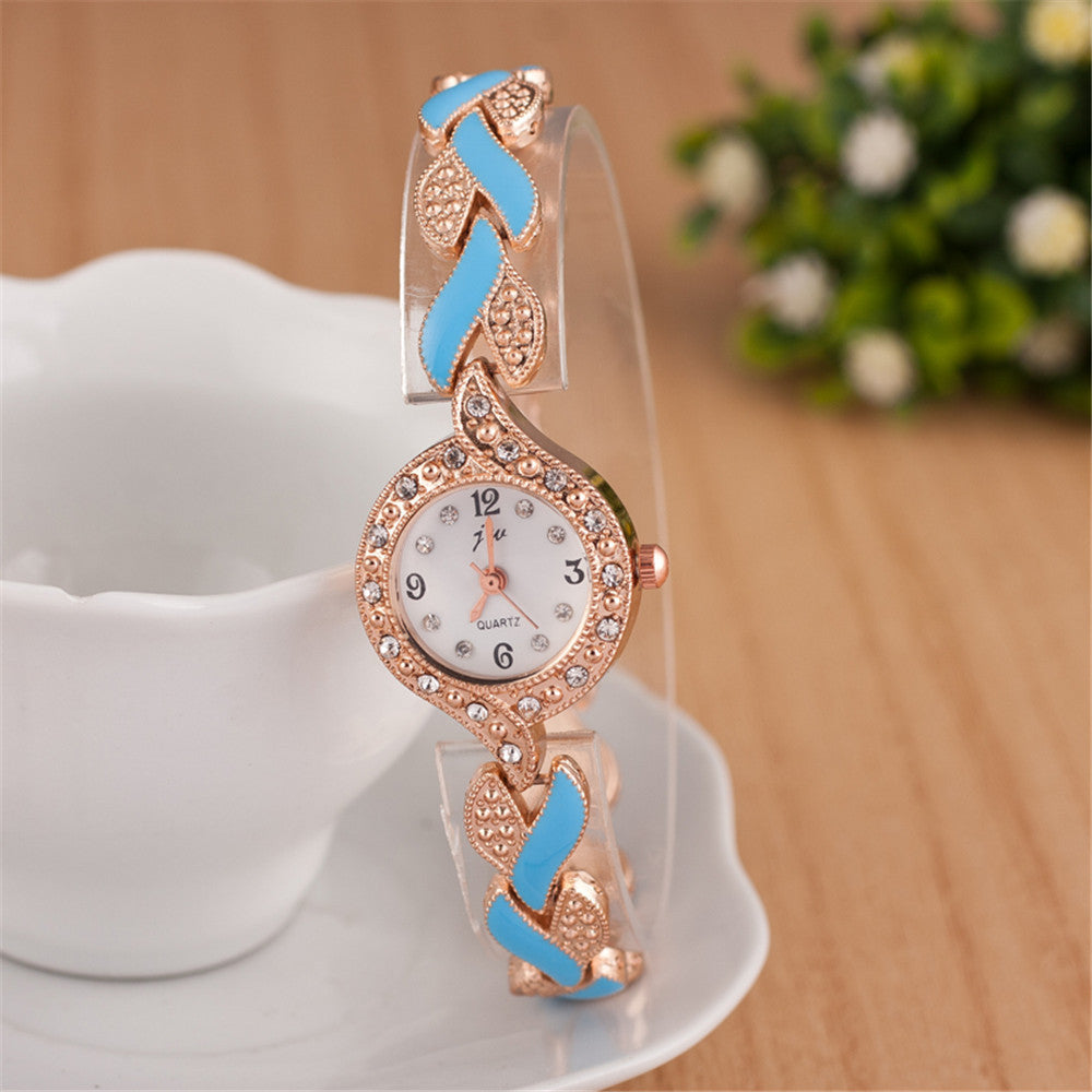 Trendy Leaf Quartz Watch