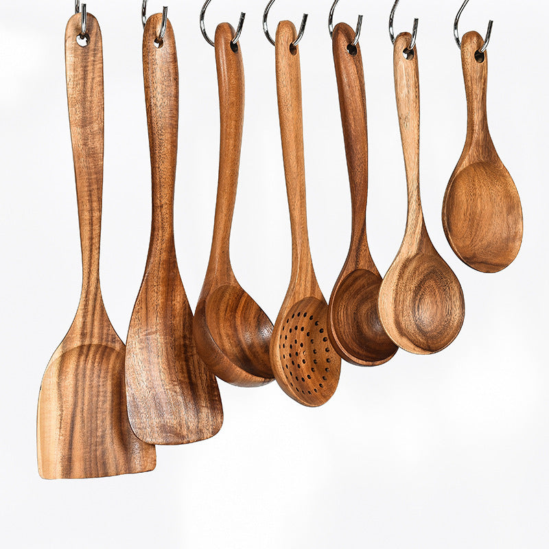 Teak Wood Kitchen Tool Set