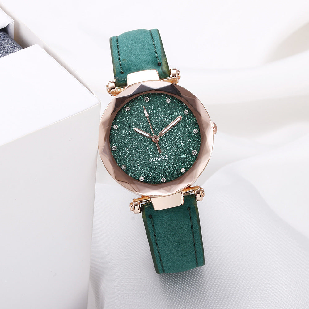 Starry Sky Rhinestone Watch