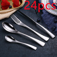 Black Stainless Cutlery Set