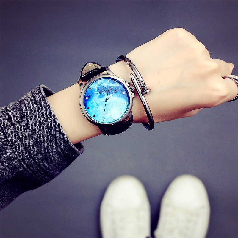 Starry Sky Quartz Wristwatch