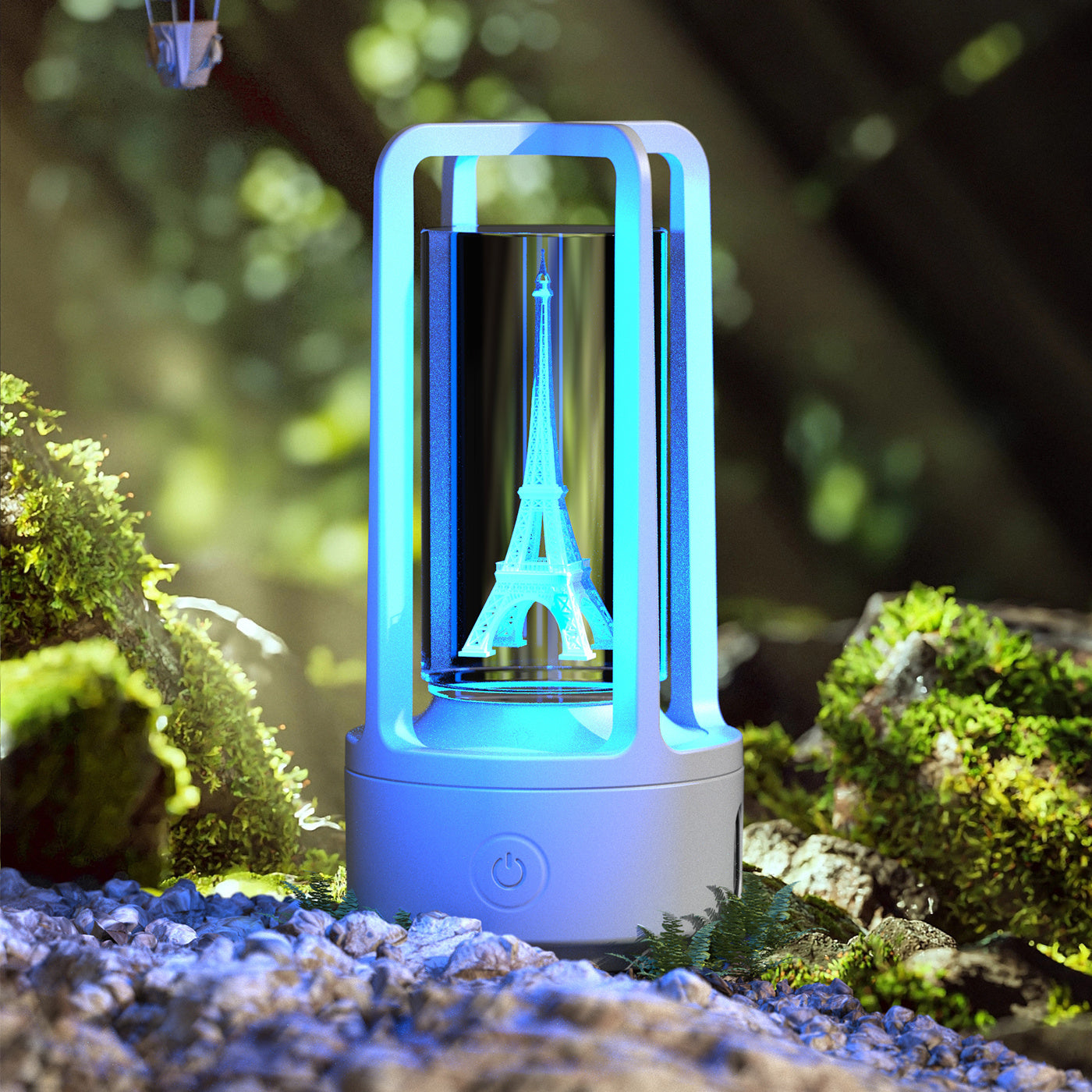 Crystal Lamp & Bluetooth Speaker