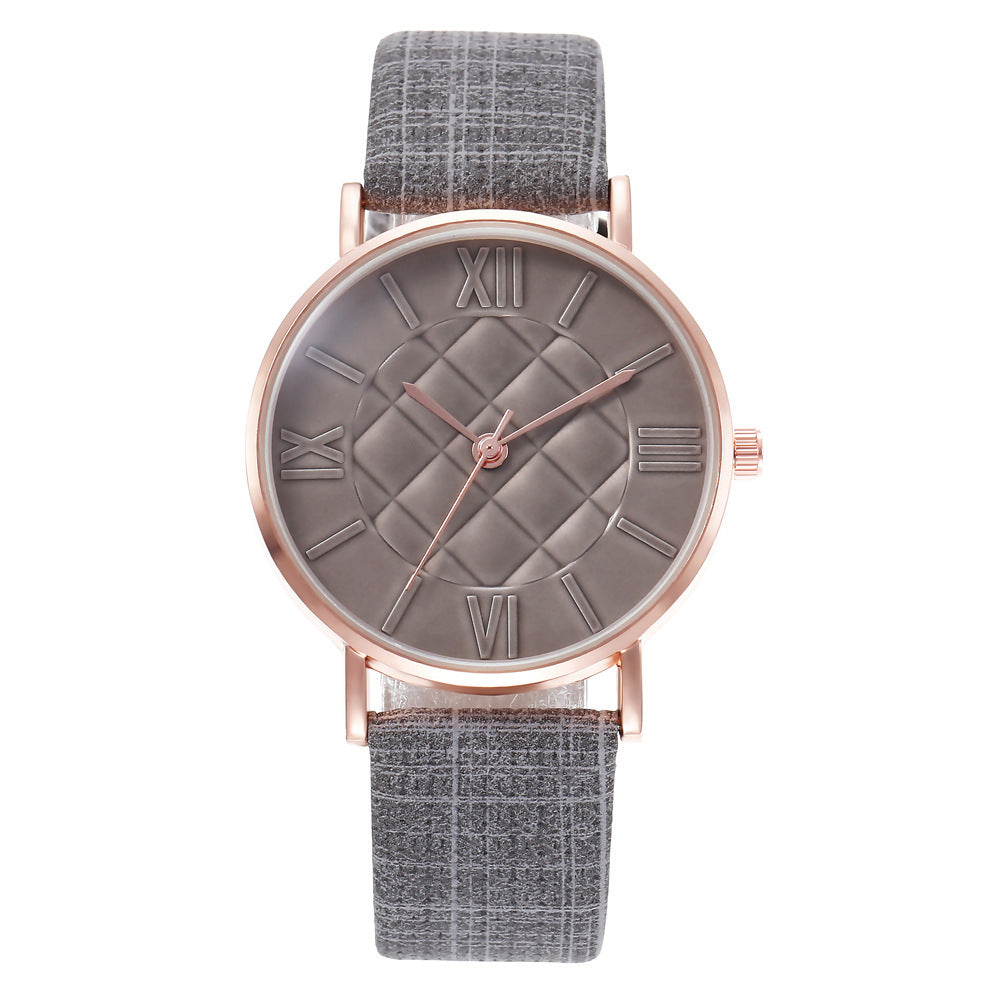 Pineapple Quartz Roman Watch