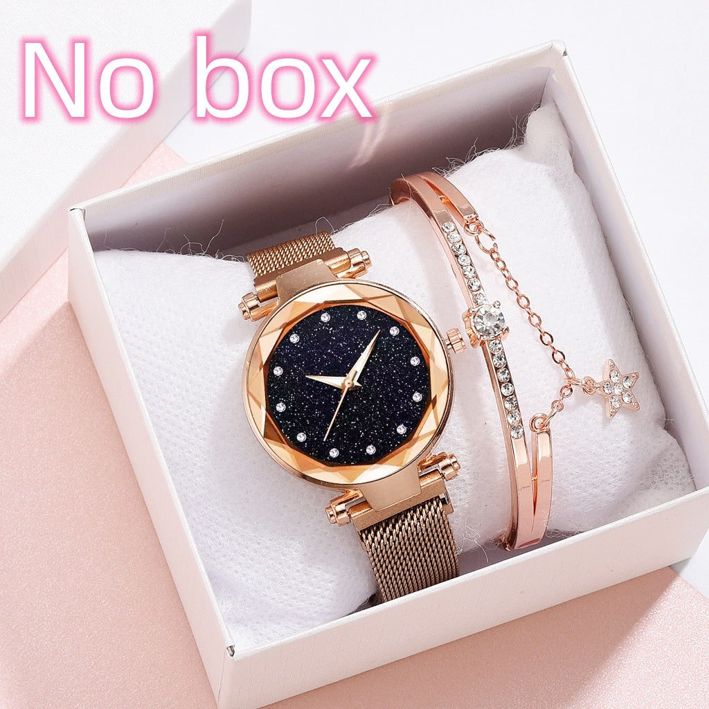 Starry Sky Bracelet Watch Set