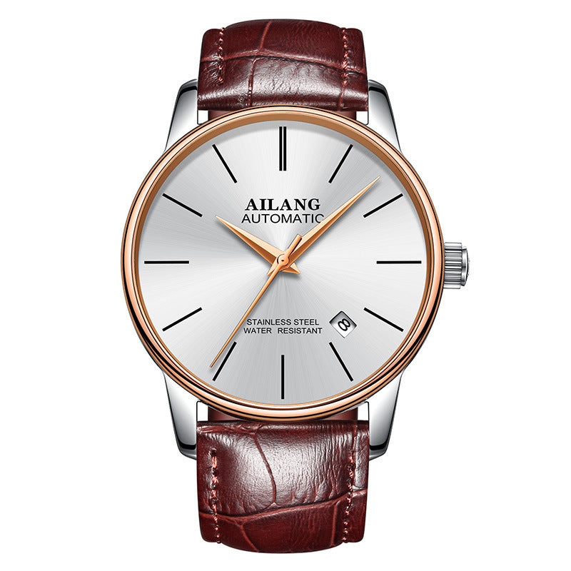 Classic Men's Mechanical Compass Watch