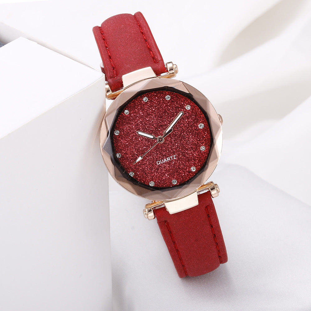 Starry Sky Rhinestone Watch