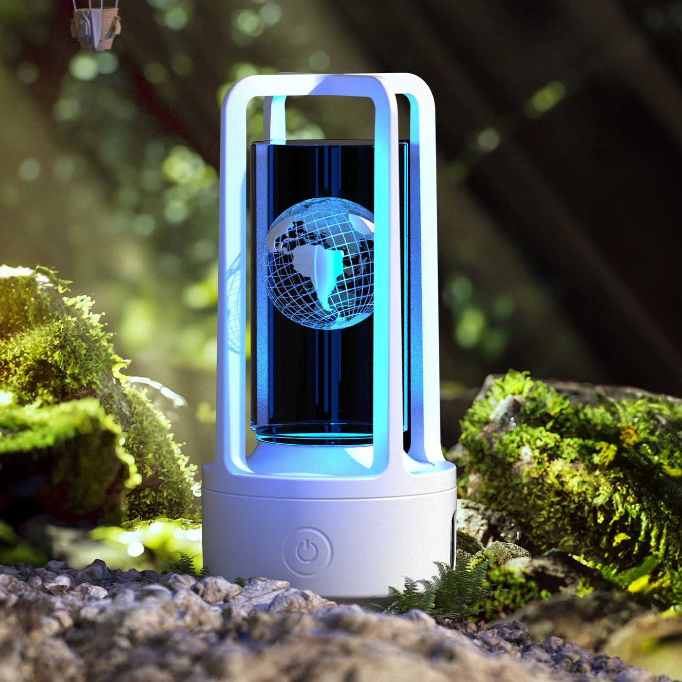Crystal Lamp & Bluetooth Speaker