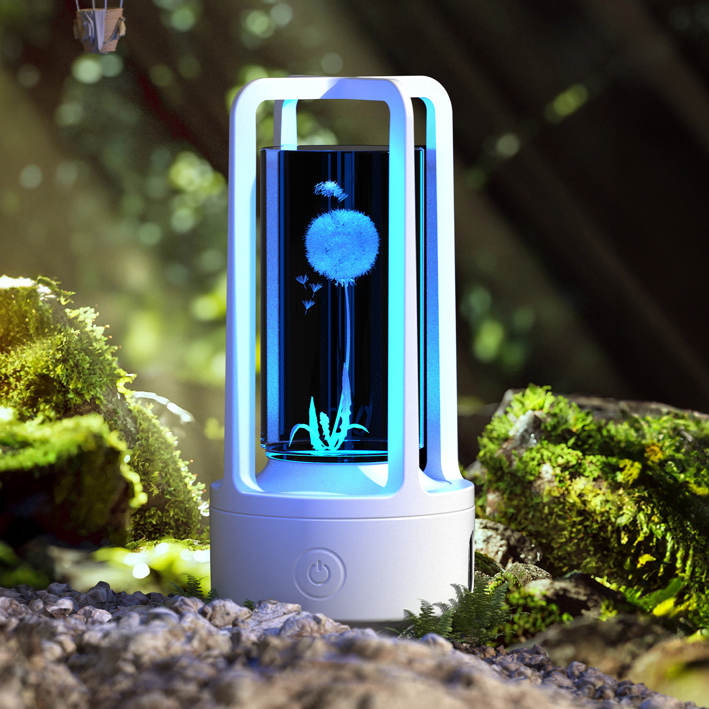 Crystal Lamp & Bluetooth Speaker