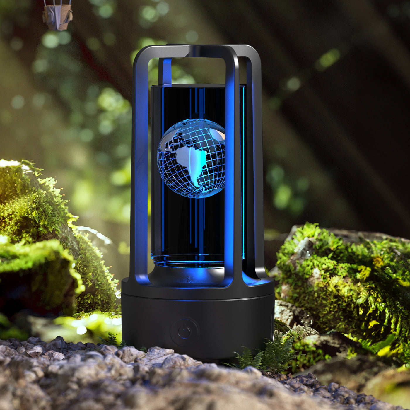 Crystal Lamp & Bluetooth Speaker