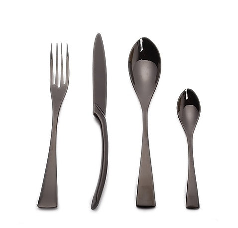 Black Stainless Cutlery Set
