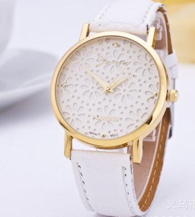 Geneva Flower Charm Watch