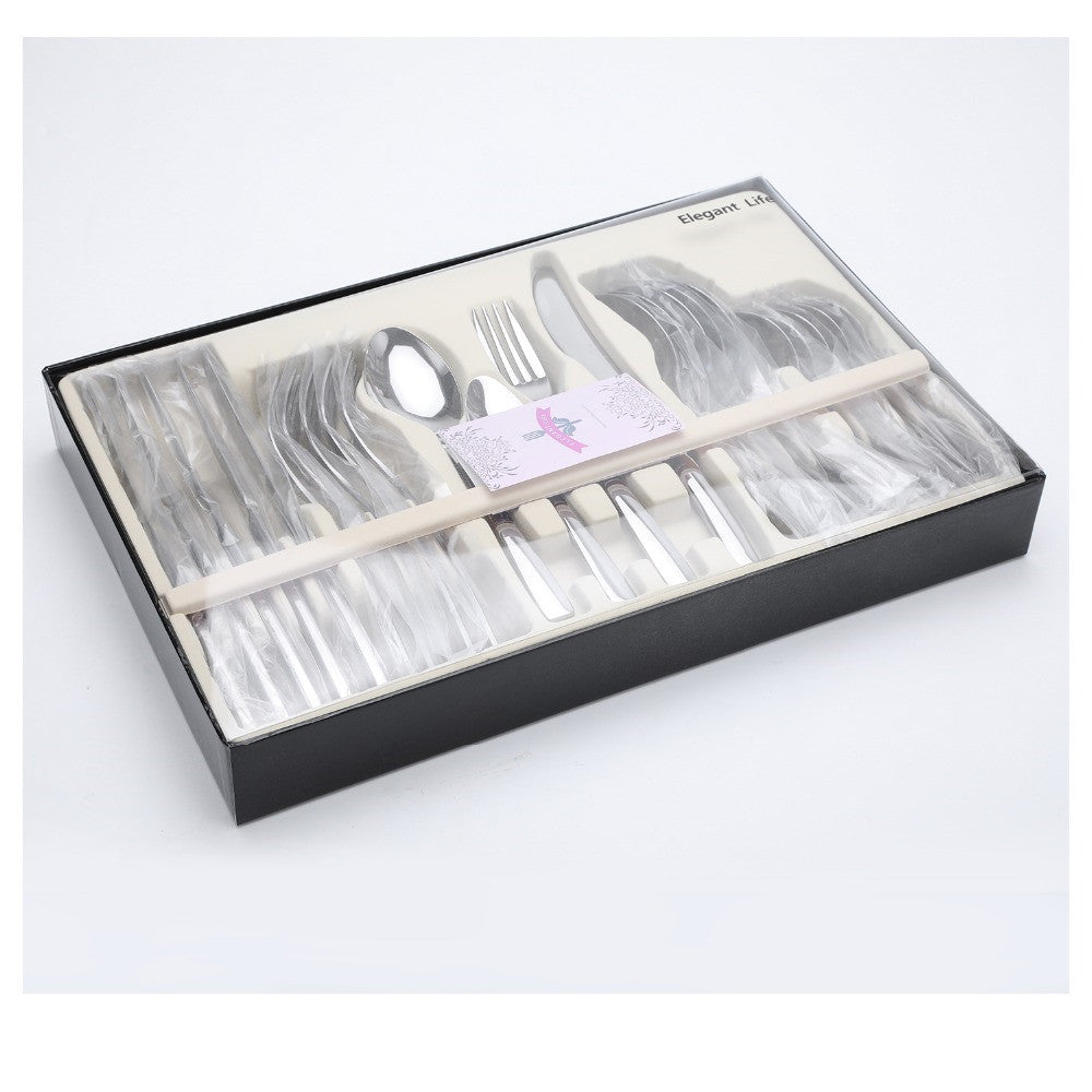 Elegant 24-Piece Flatware Set