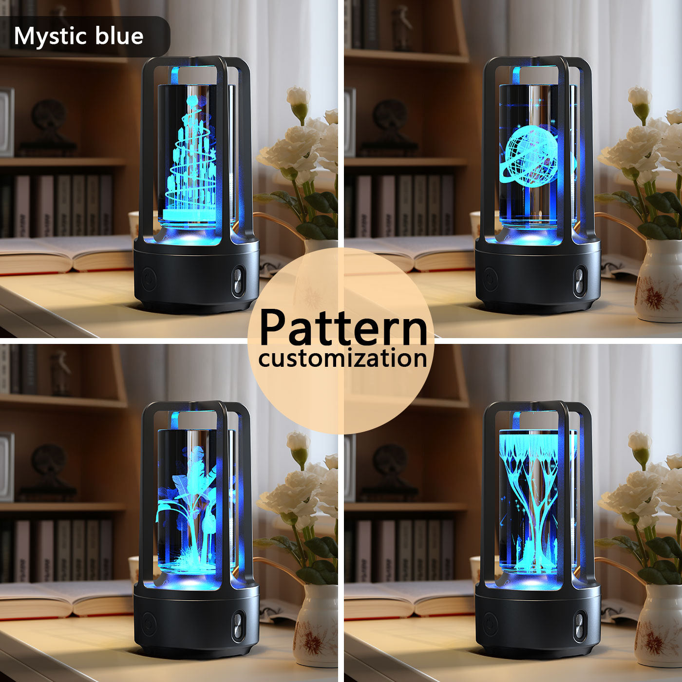 Crystal Lamp & Bluetooth Speaker