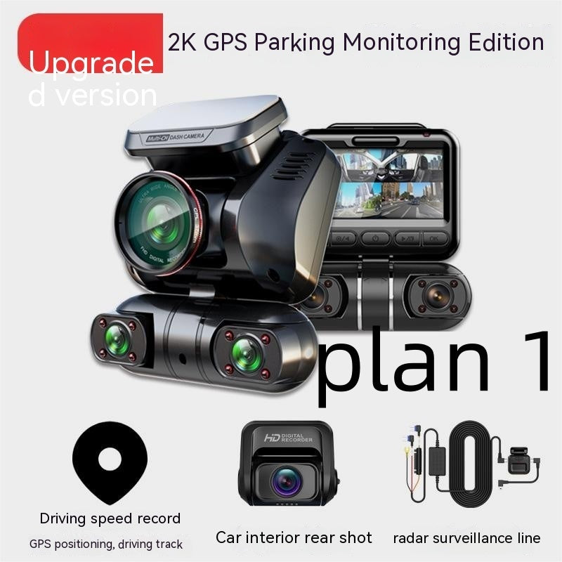 Panoramic 4-Lens Driving Recorder