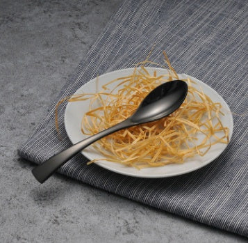 Black Stainless Cutlery Set