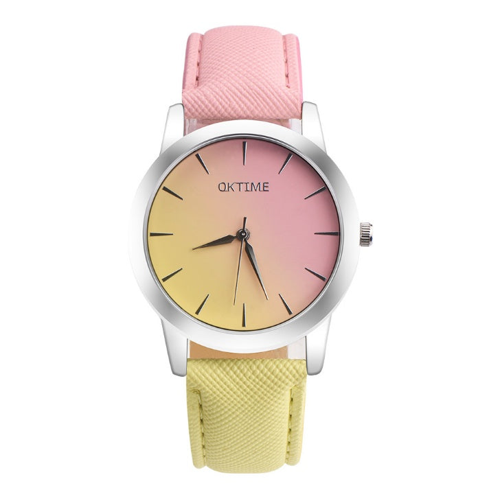 Retro Rainbow Quartz Watch