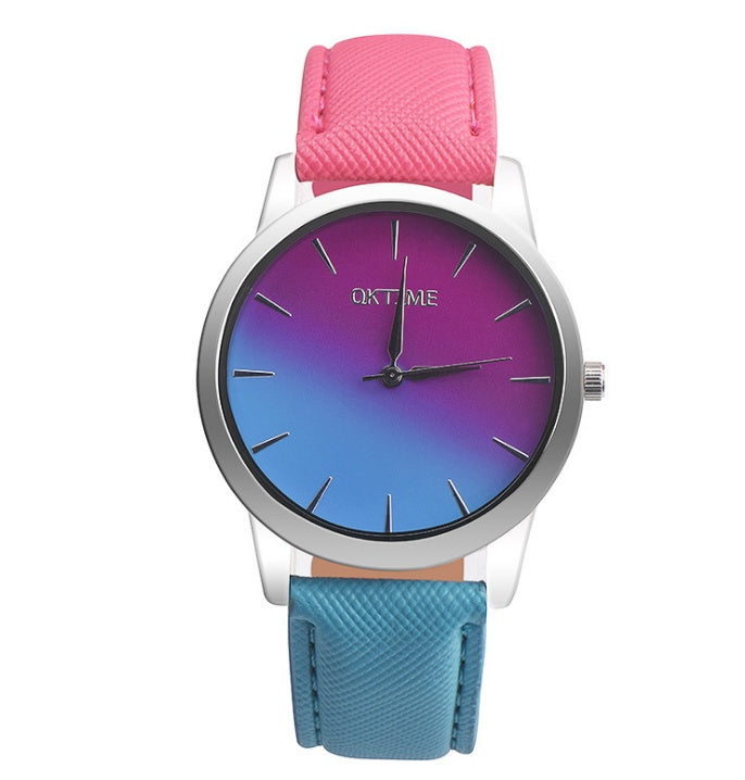 Retro Rainbow Quartz Watch