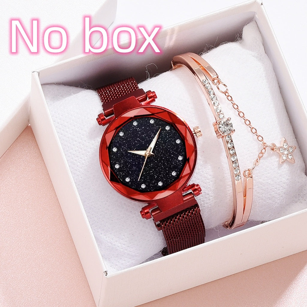 Starry Sky Bracelet Watch Set