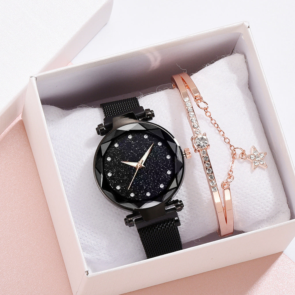 Starry Sky Bracelet Watch Set