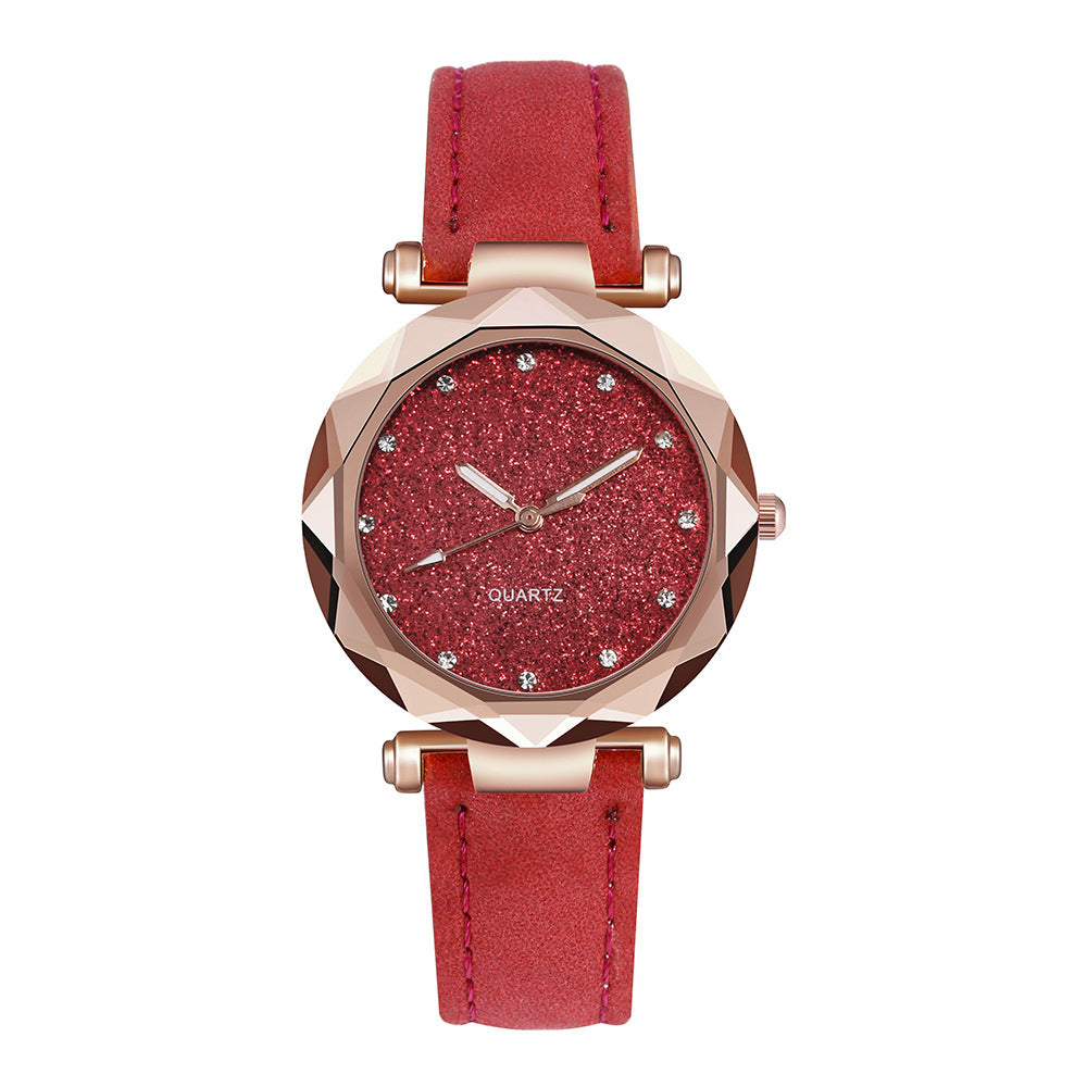 Starry Sky Rhinestone Watch