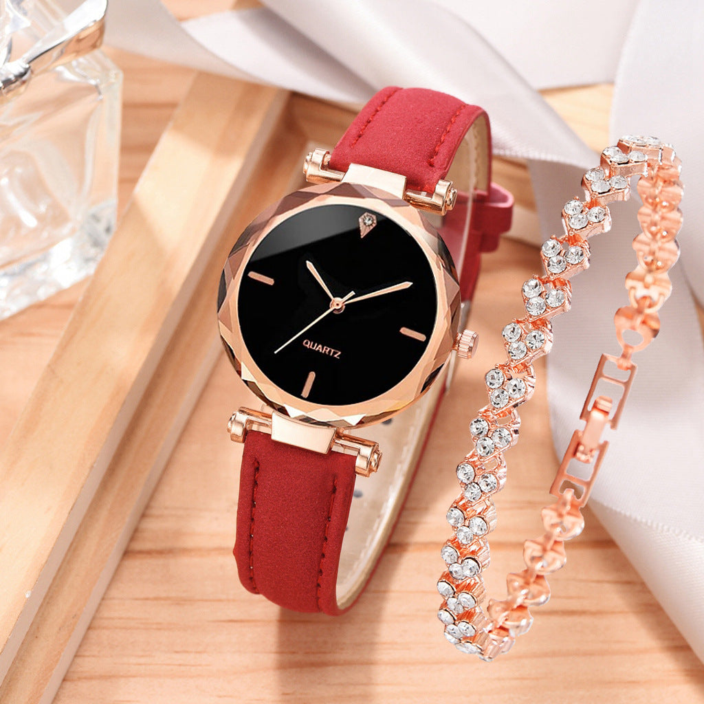 Classic Quartz Watch & Bracelet