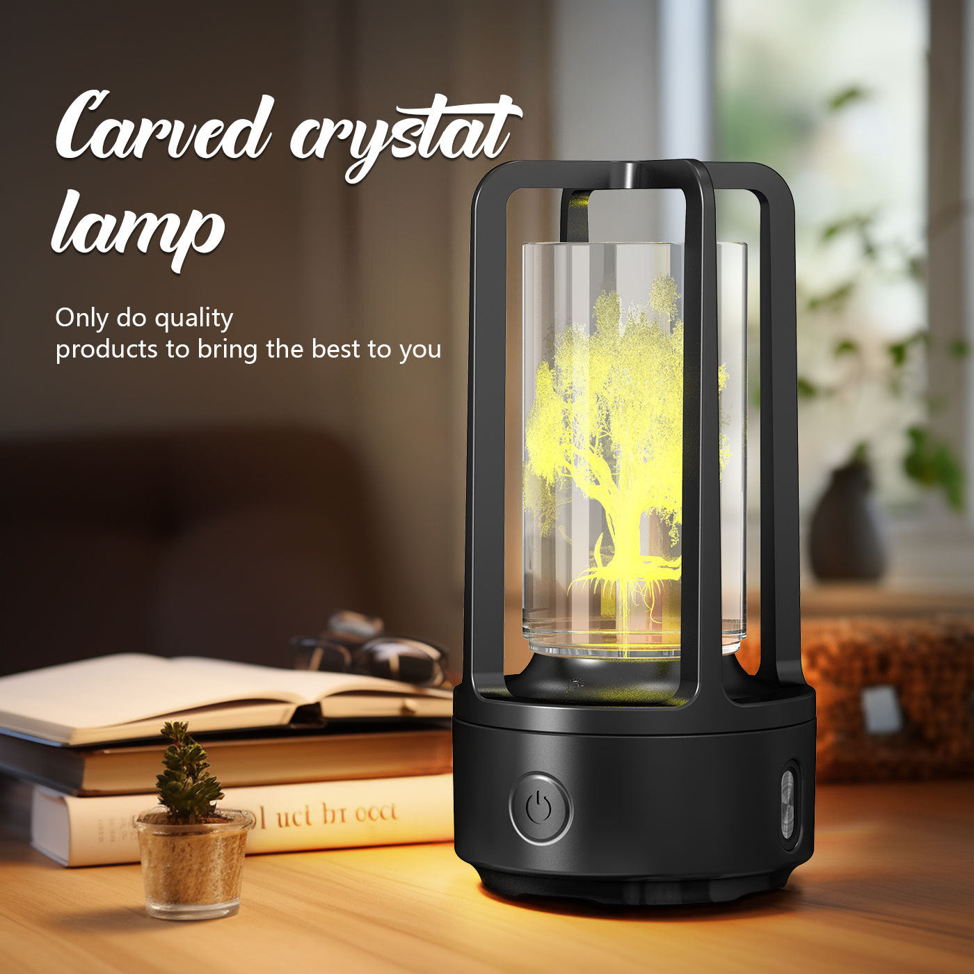 Crystal Lamp & Bluetooth Speaker