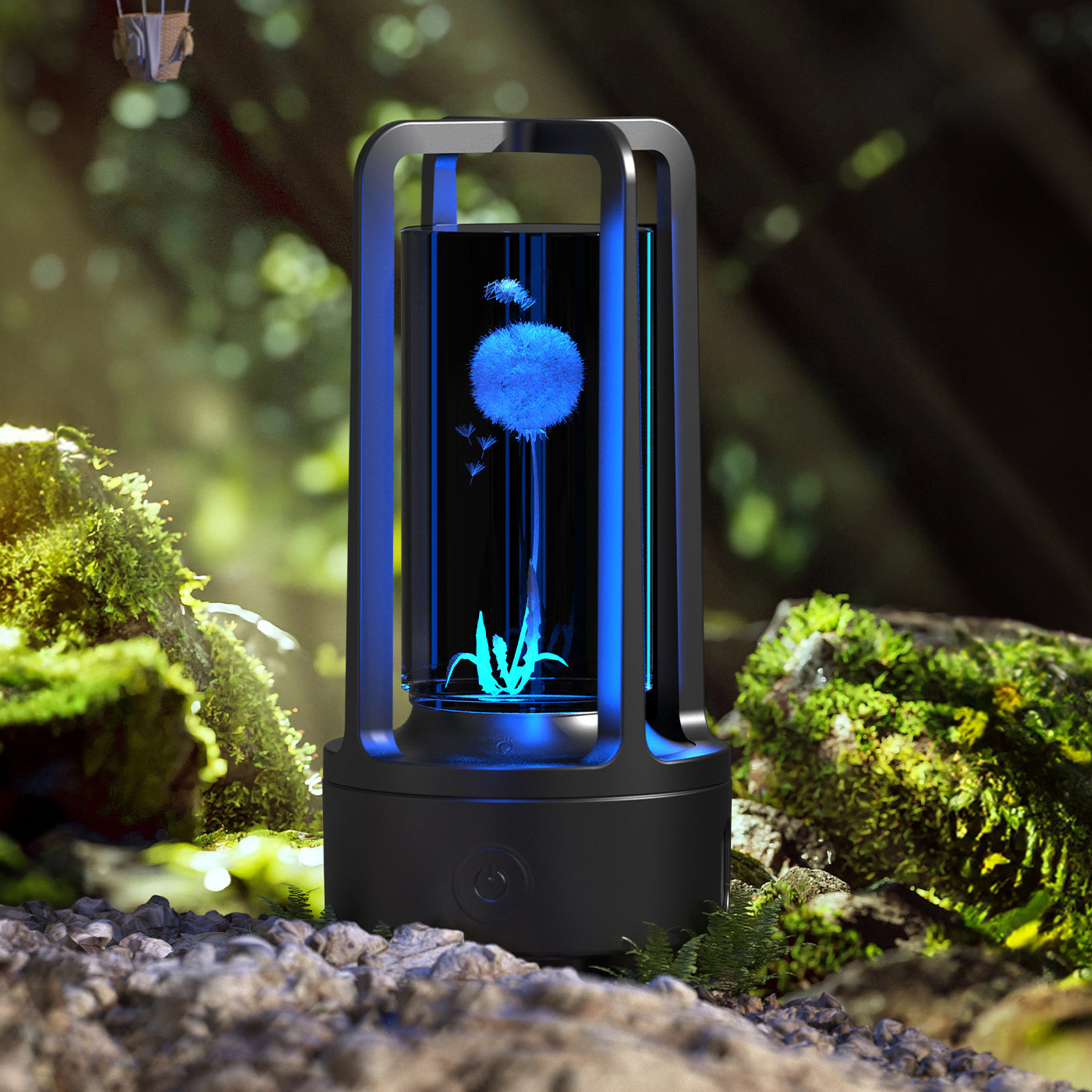 Crystal Lamp & Bluetooth Speaker