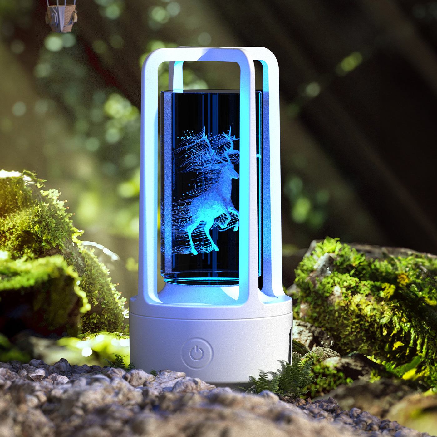 Crystal Lamp & Bluetooth Speaker