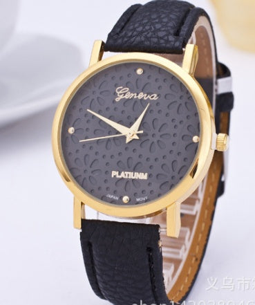 Geneva Flower Charm Watch