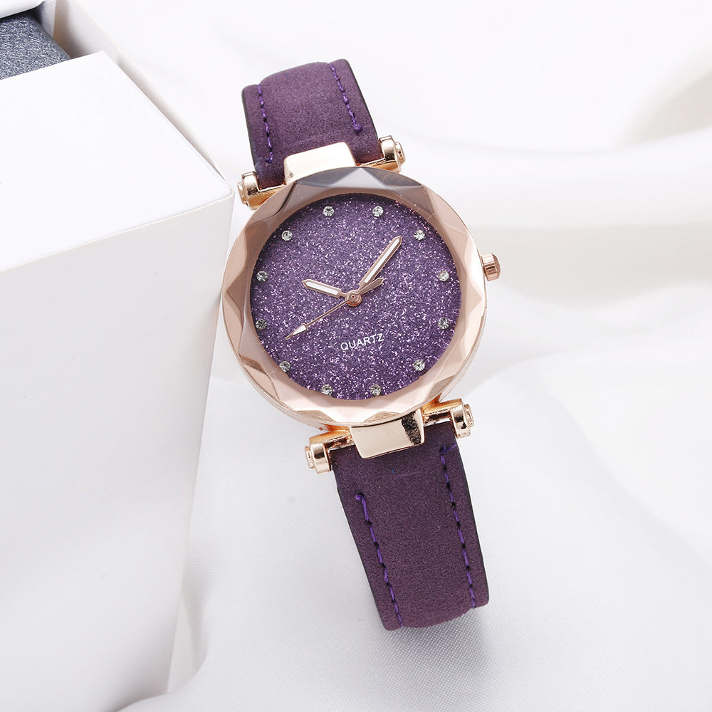 Starry Sky Rhinestone Watch