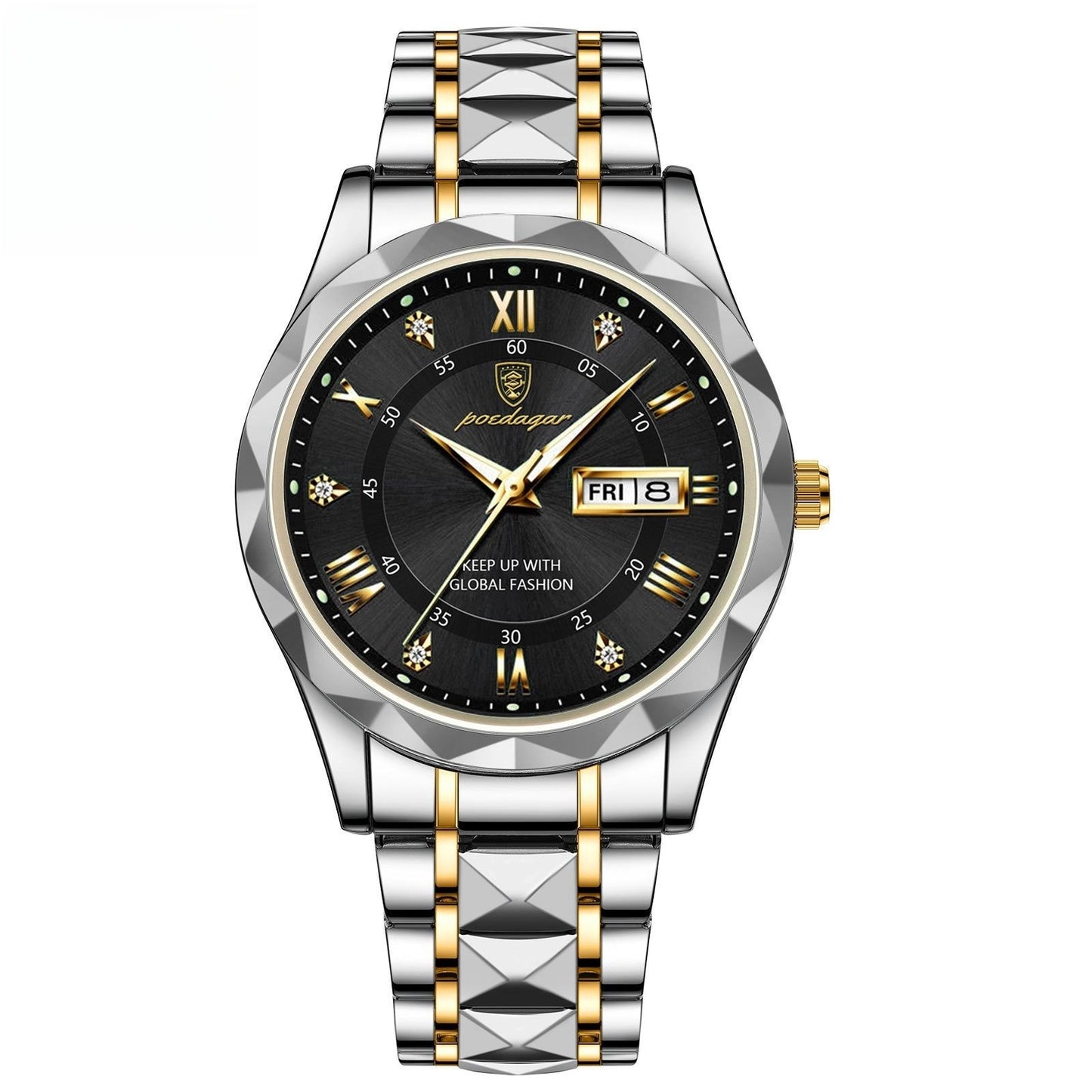 Elite Men’s Luminous Quartz Watch