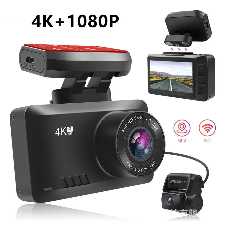 4K Dual-Lens T8 Dash Cam
