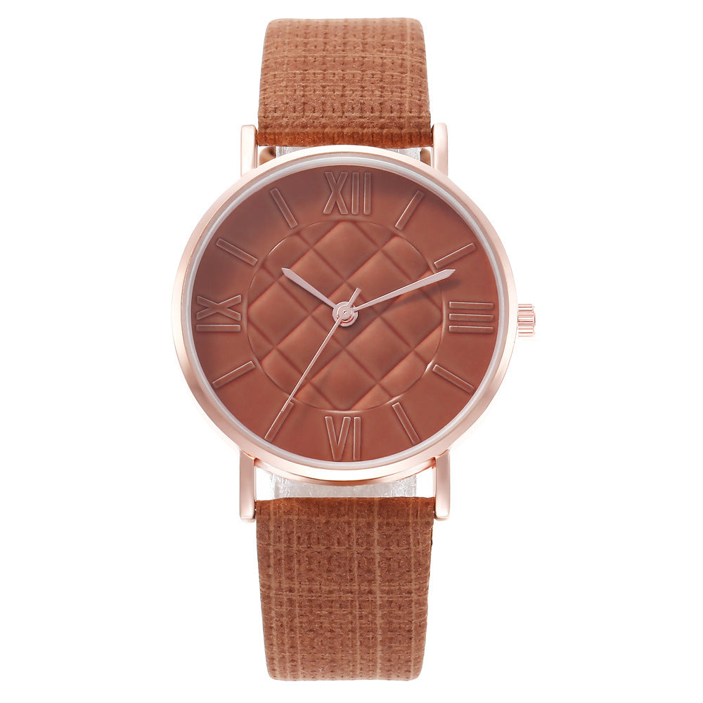 Pineapple Quartz Roman Watch