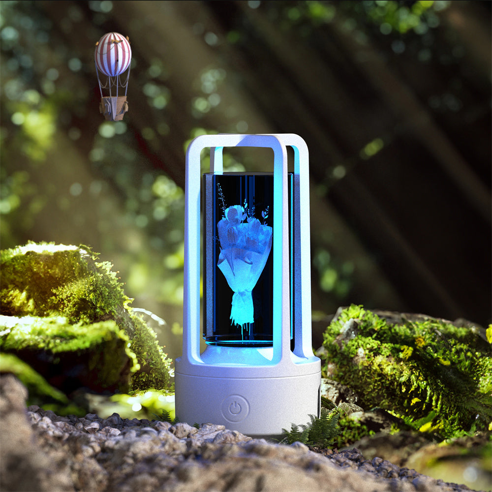 Crystal Lamp & Bluetooth Speaker
