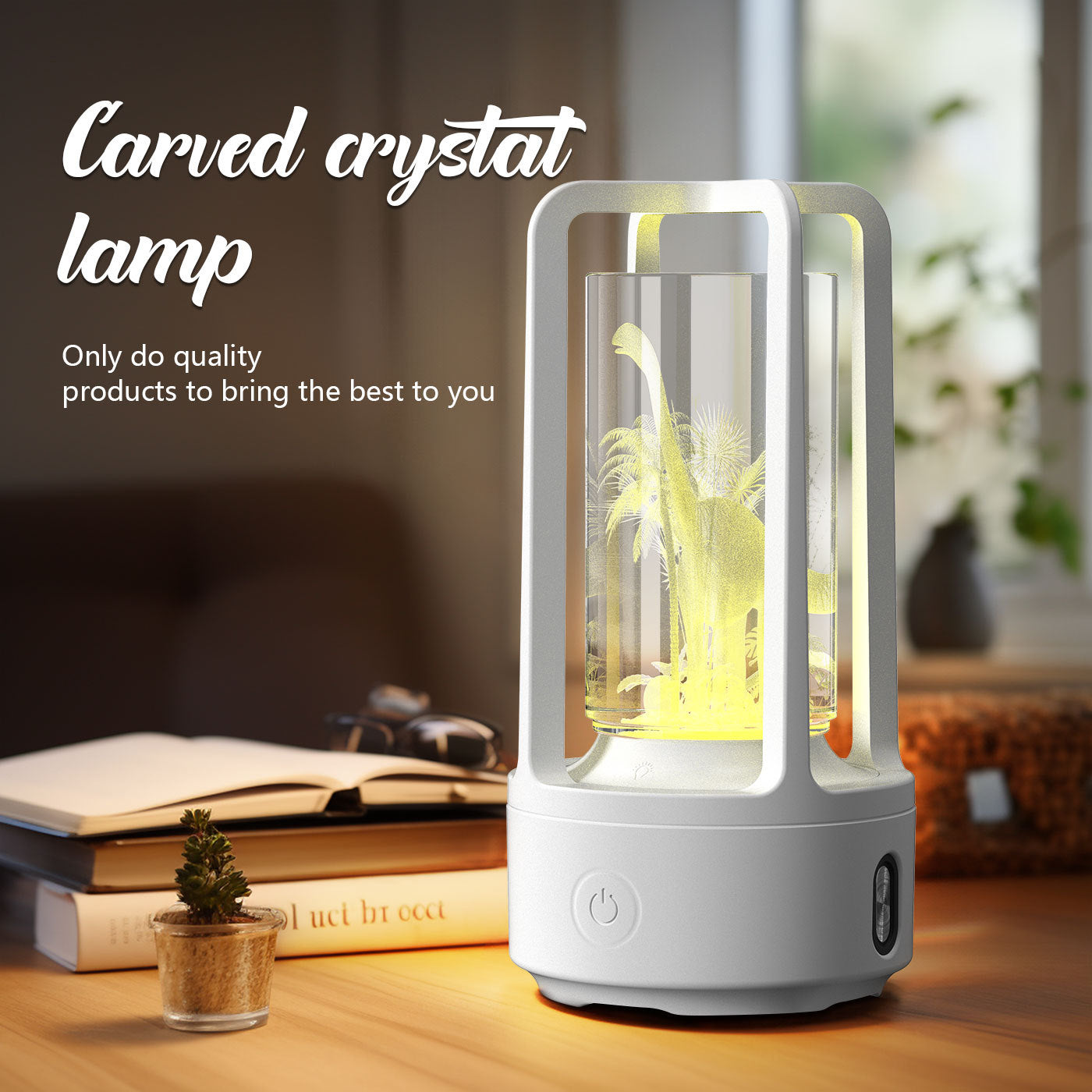 Crystal Lamp & Bluetooth Speaker