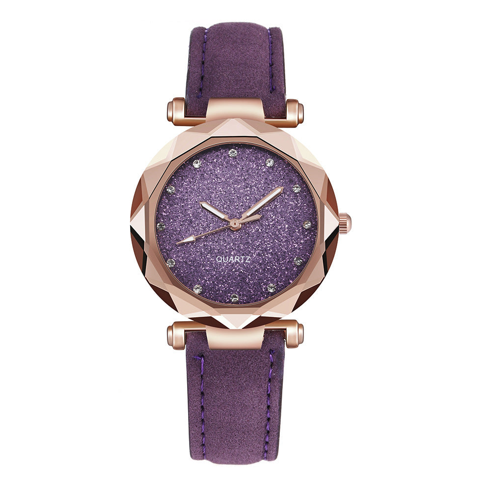 Starry Sky Rhinestone Watch
