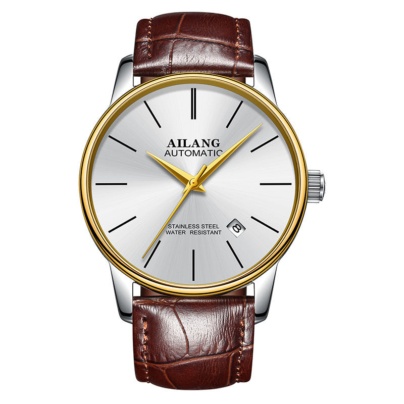 Classic Men's Mechanical Compass Watch