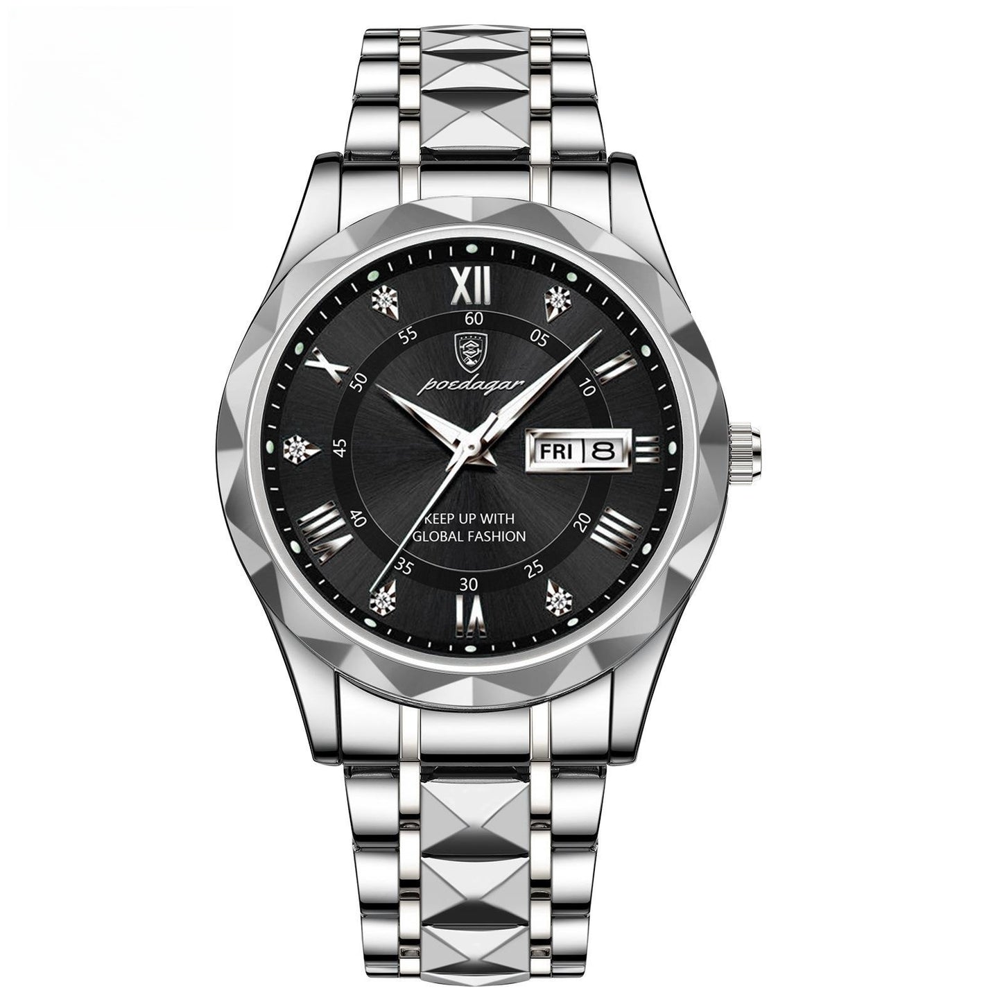 Elite Men’s Luminous Quartz Watch