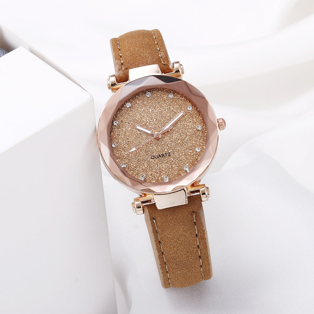 Starry Sky Rhinestone Watch