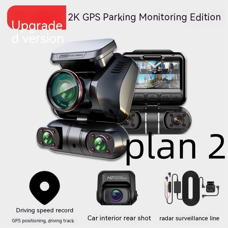 Panoramic 4-Lens Driving Recorder