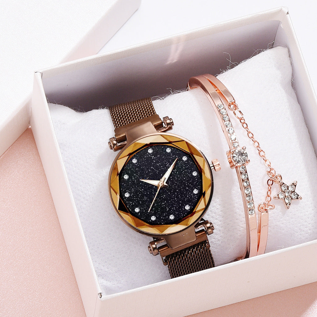 Starry Sky Bracelet Watch Set