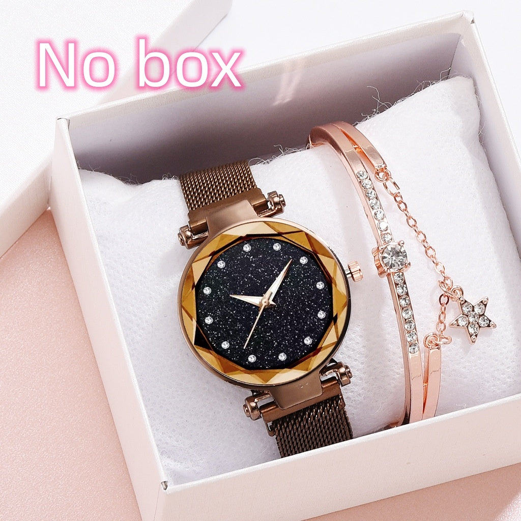 Starry Sky Bracelet Watch Set
