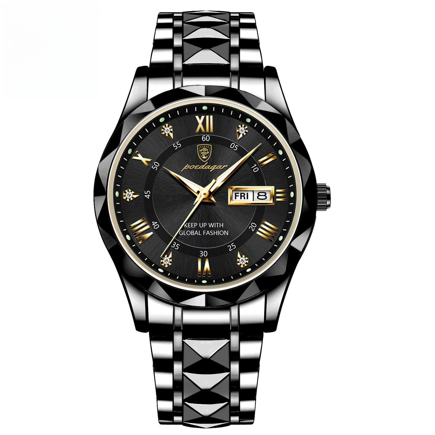 Elite Men’s Luminous Quartz Watch