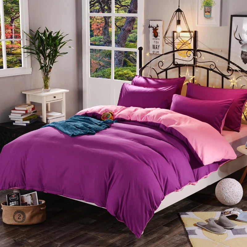 Premium Solid Color Duvet Cover