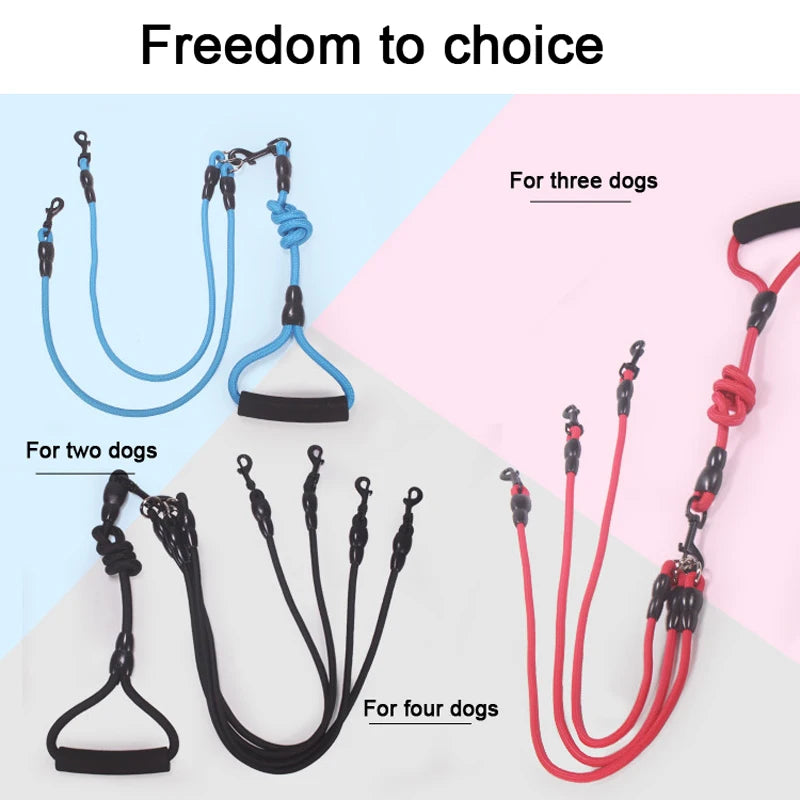 Dual Dog Expanding Leash Coupler