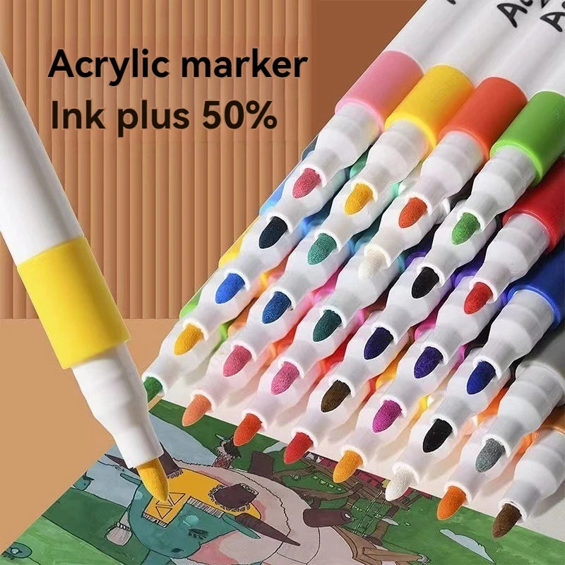 80-Color Acrylic Art Marker Set