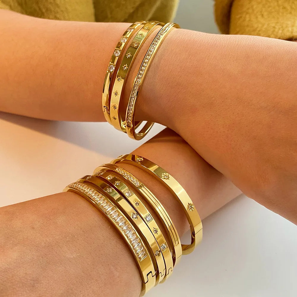 Eternal Shine Waterproof Bangle Bracelets
