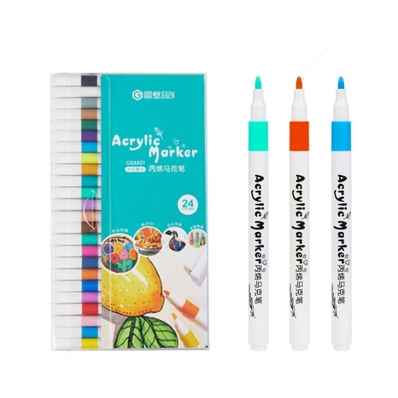 80-Color Acrylic Art Marker Set